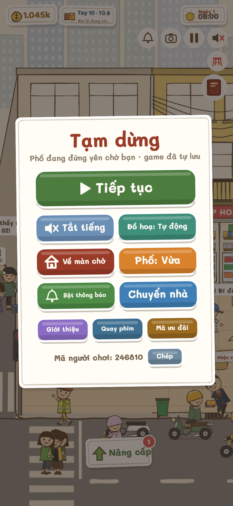 Bảng Tạm dừng